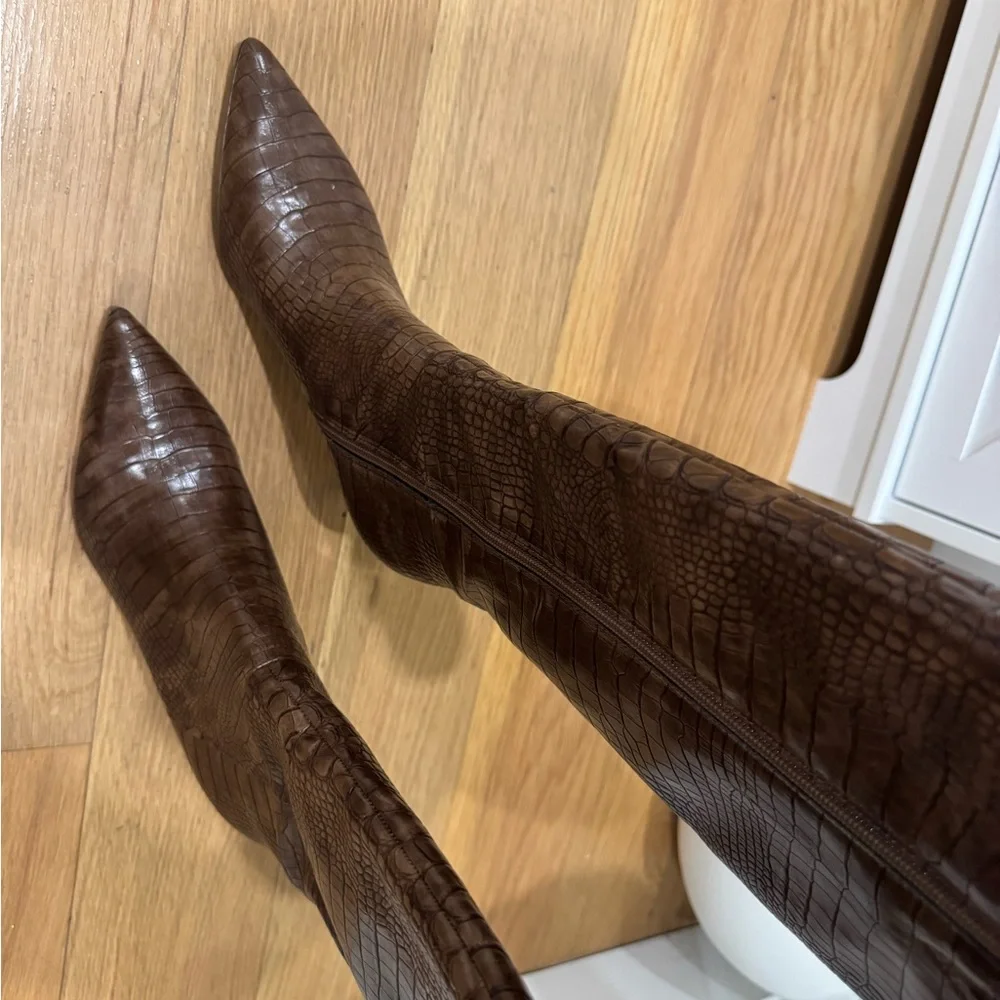 New Wayla Stiletto Knee High Boot by Guess